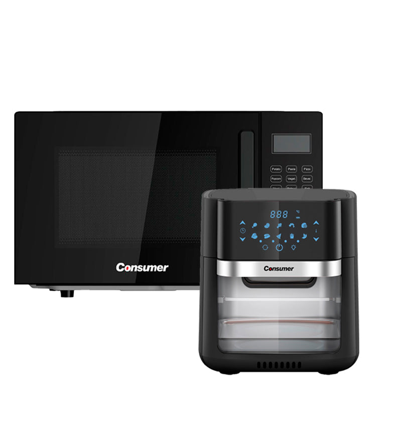 MICROONDA DE 25L + FREIDORA DE AIRE DE 10 LTS consumer