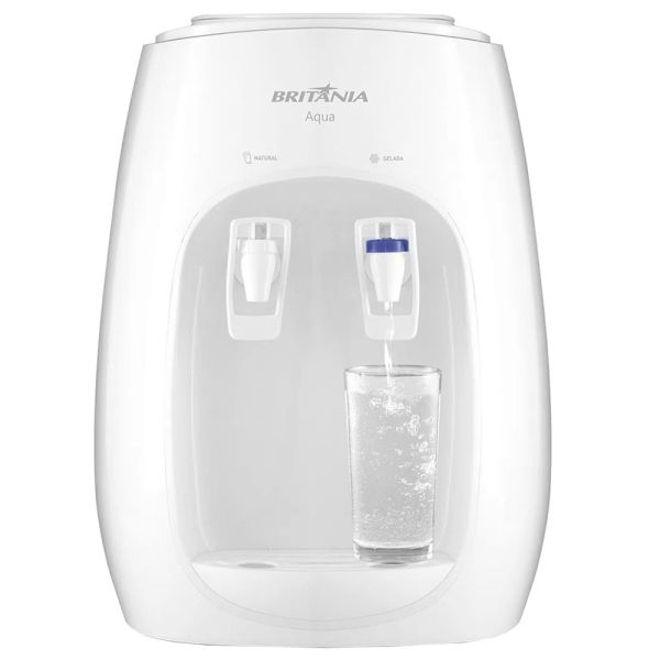 Bebedero Eléctrico Britania Aqua BBE03BF - Natural y Frío - Bivolt - Blanco