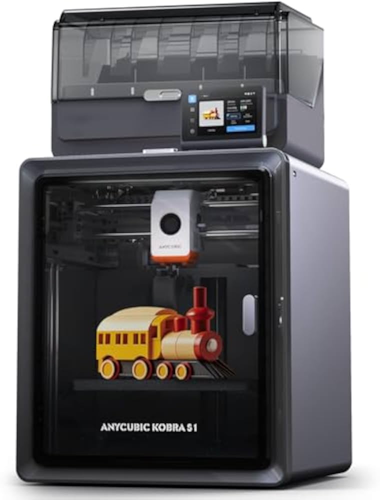 IMPRESORA 3D ANYCUBIC KOBRA S1 COMBO GREY BIVOLT