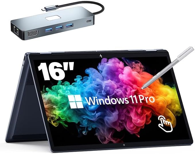 Notebook HP 16-CB0043DX 2IN1 ULTRA9-386H 32G/1T SSD/16"2K OLED/W11/TOUCH