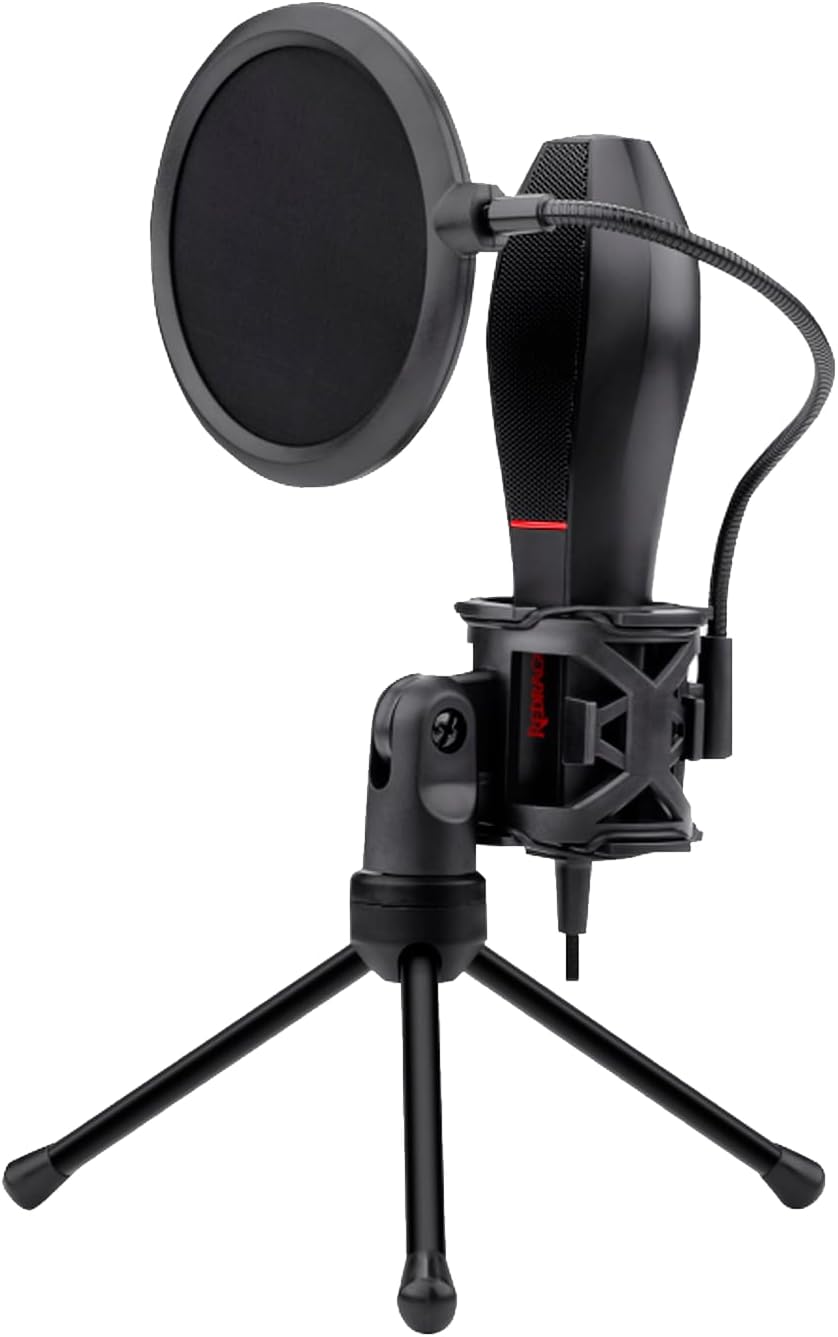 MICROFONO REDRAGON GM200-1 QUASAR2 KIT C/TRIPE/POP FILTER CONDENSER NE