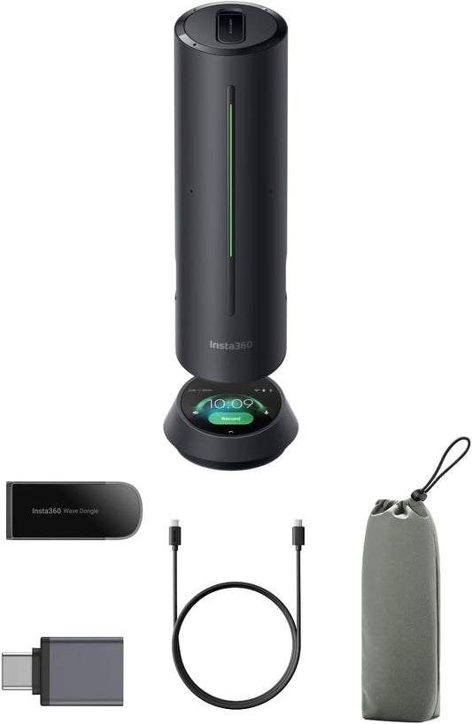 GRABADOR DE VOZ INSTA360 WAVE CINSABCA NEGRO