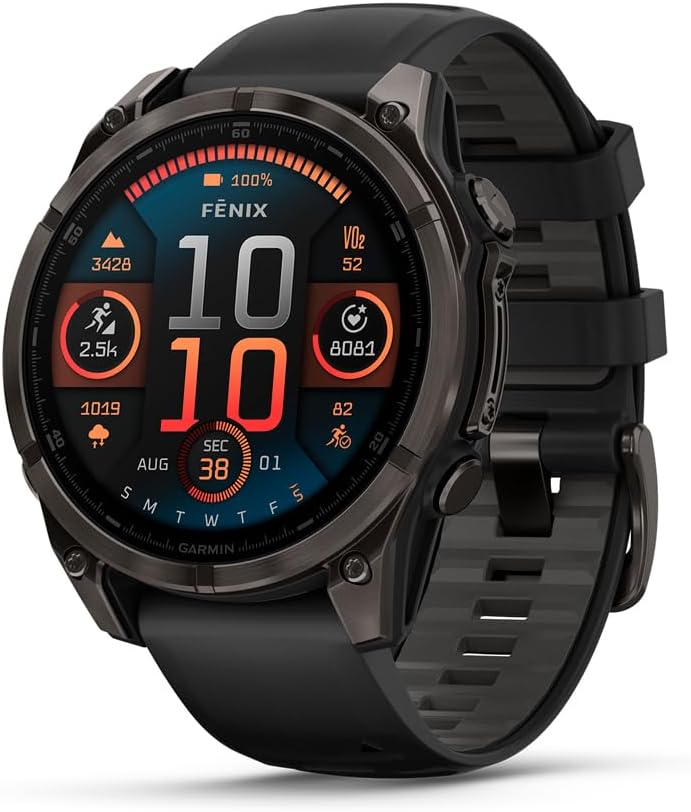 RELOJ GARMIN FENIX 8 AMOLED 010-02904-20 47MM GRAY/Negro