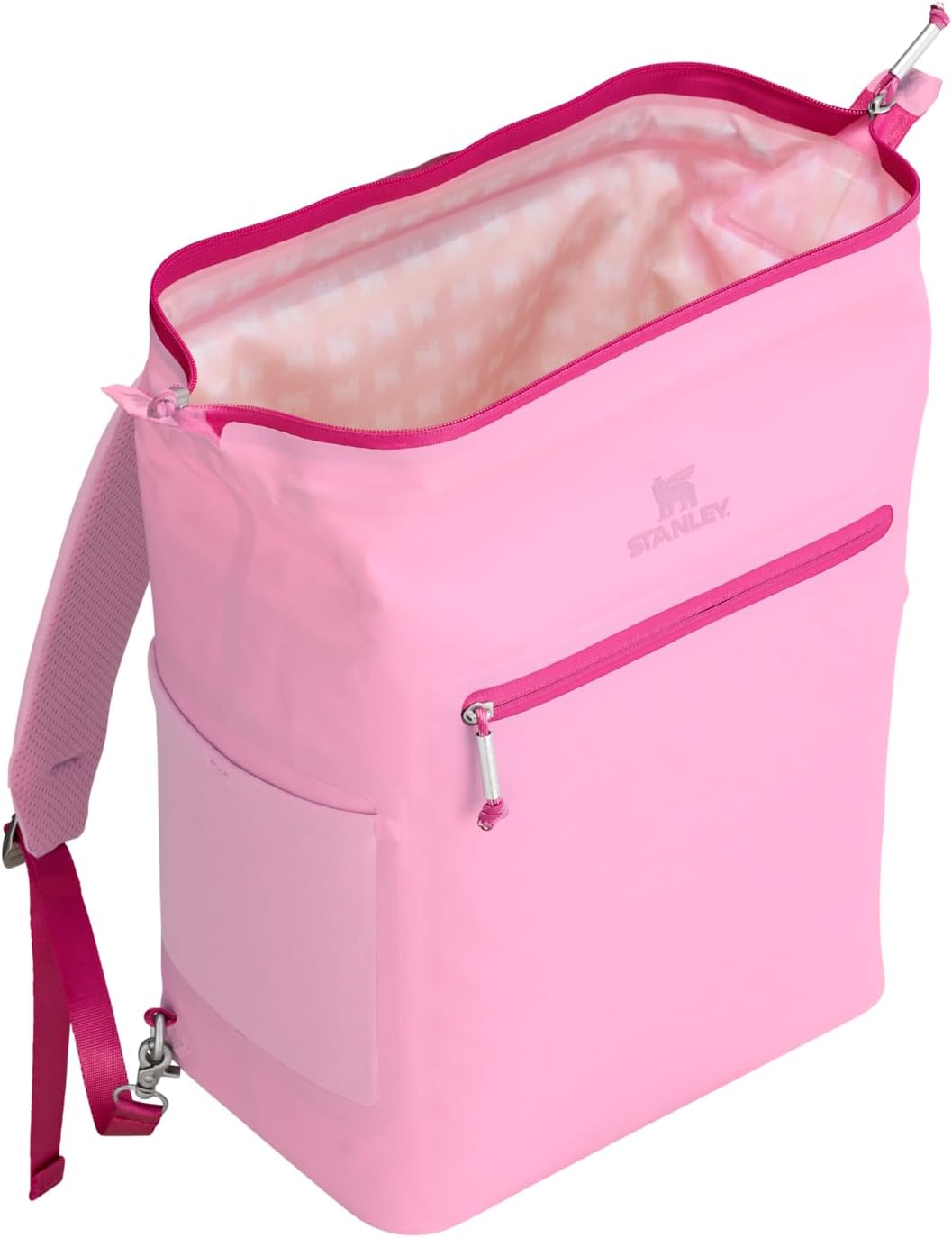 MOCHILA TERMICA STANLEY MADELEINE MIDI COOLER BACKPACK 14L ROSE QUARTZ