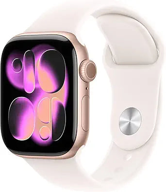 APPLE WATCH SERIE 11 46MM MEV74LW/A GPS ROSE GOLD SPORT BAND M/L