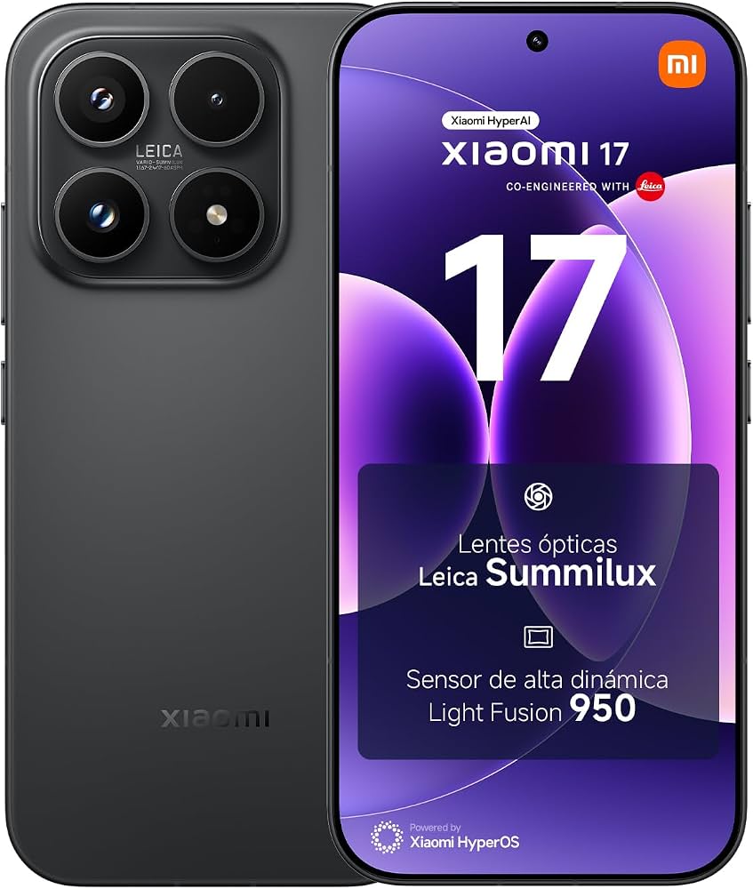 XIAOMI 17 PRO LEICA DS/1TB/16 6.3" 4K 50/50MXP Negro CH 8935