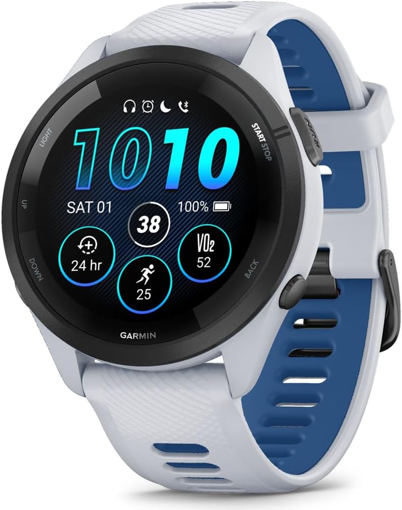 RELOJ GARMIN FORERUNNER 265 010-02810-01 BlancoSTONE