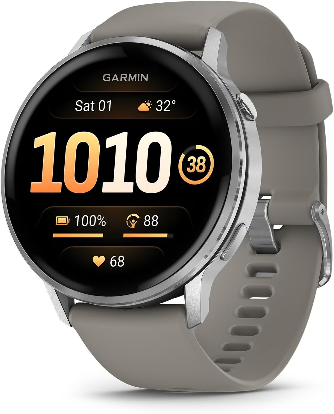 RELOJ GPS GARMIN VENU 4 41MM 010-03013-01 SILVER