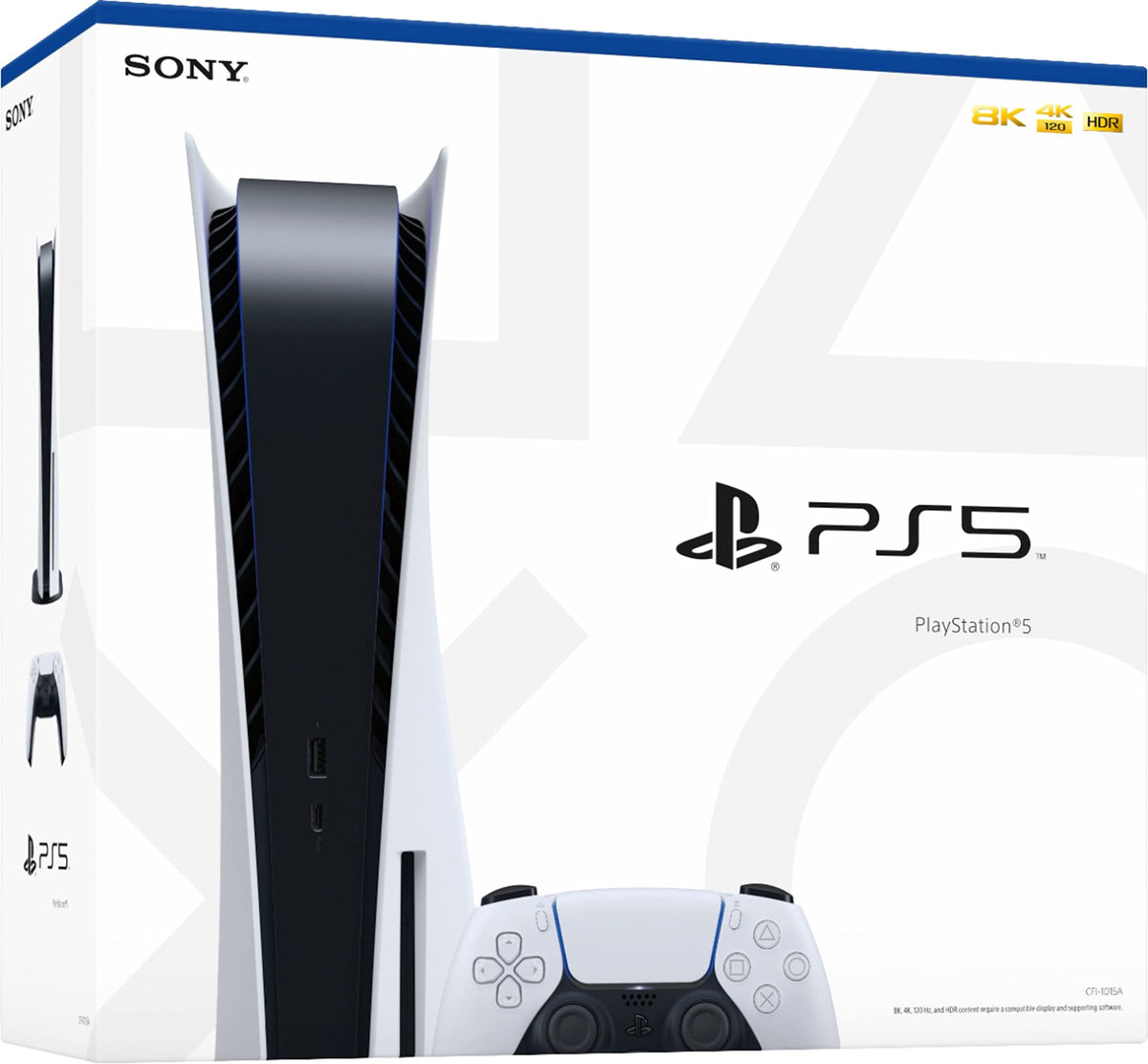 CONSOLA SONY PLAYSTATION 5 SLIM 825GB CFI-2115B DIGITAL 4K 120 HDR