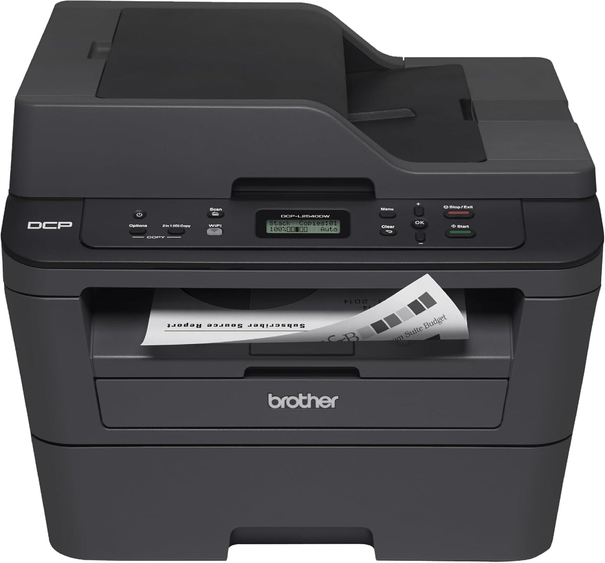 IMPRESORA LASER BROTHER DCP-L2540DW MFP MONO DUPLEX WIFI/USB 220V - Negro