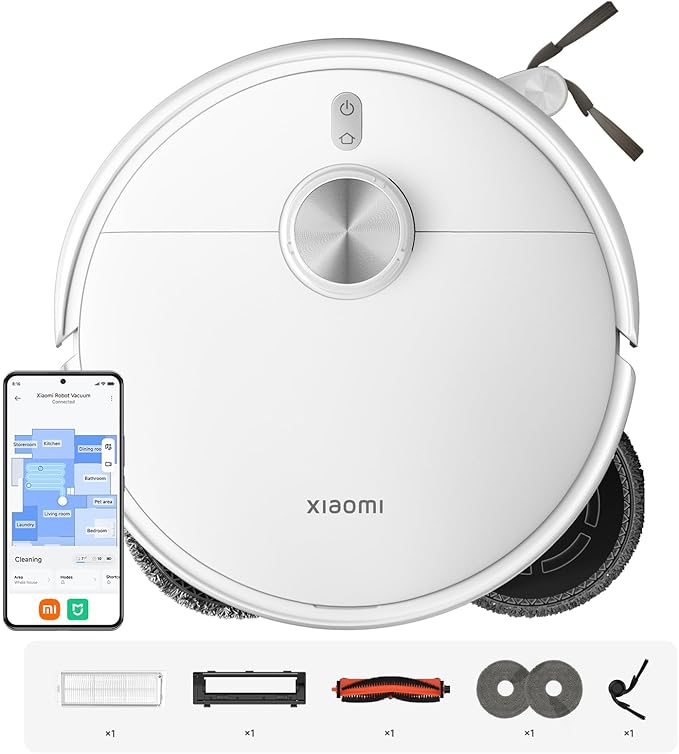 ASPIRADOR ROBOT XIAOMI VACUUM S40 PRO BHR089REU BIVOLT WHITE C/D