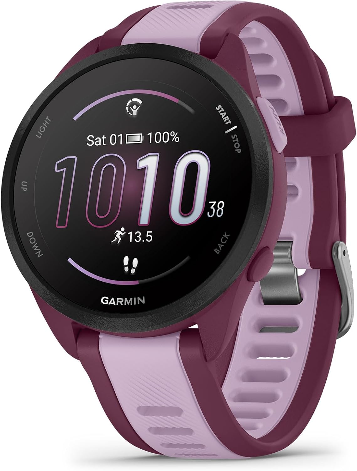 RELOJ GARMIN FORERUNNER 165 MUSIC 010-02863-33 BERRY/LILAS