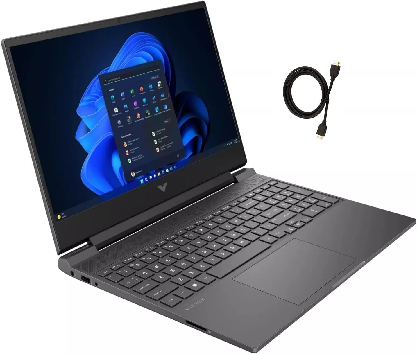 Notebook HP Victus 15 i5 16GB 512GB SSD RTX 4050 15.6”