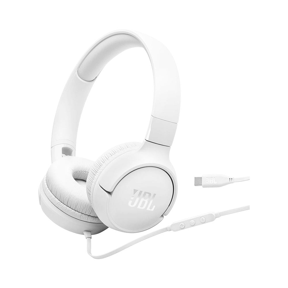 Audífonos JBL Tune 520C – USB-C – Blanco