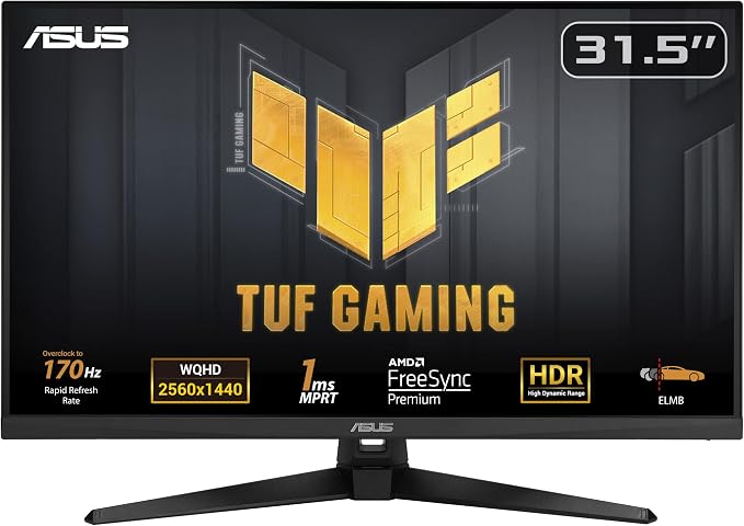 MONITOR 32" ASUS VG32AQA1A TUF FHD 1MS/170HZ/2XHDMI/DP