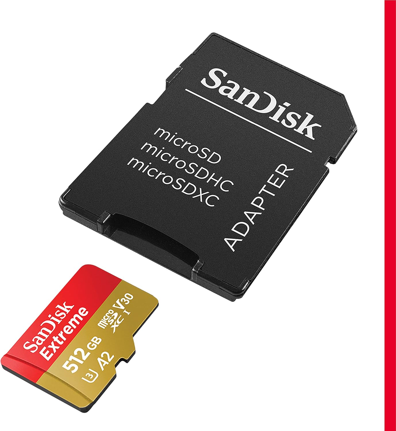 MEMORIA MICRO SD SANDISK EXTREME 512GB 190MB/S SDSQXAV-512G-GN6MA