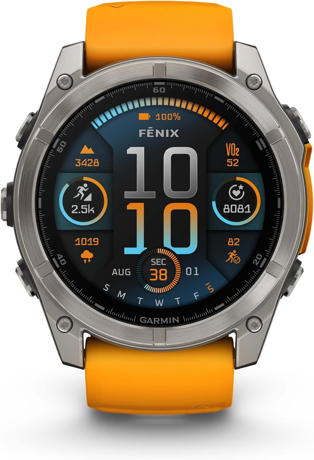 RELOJ GARMIN FENIX 8 AMOLED 010-02905-10 51MM - Naranja