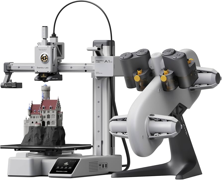IMPRESORA 3D BAMBU LAB A1 COMBO AMS LITE BIVOLT(256*256*256MM)PF002-A+SA005