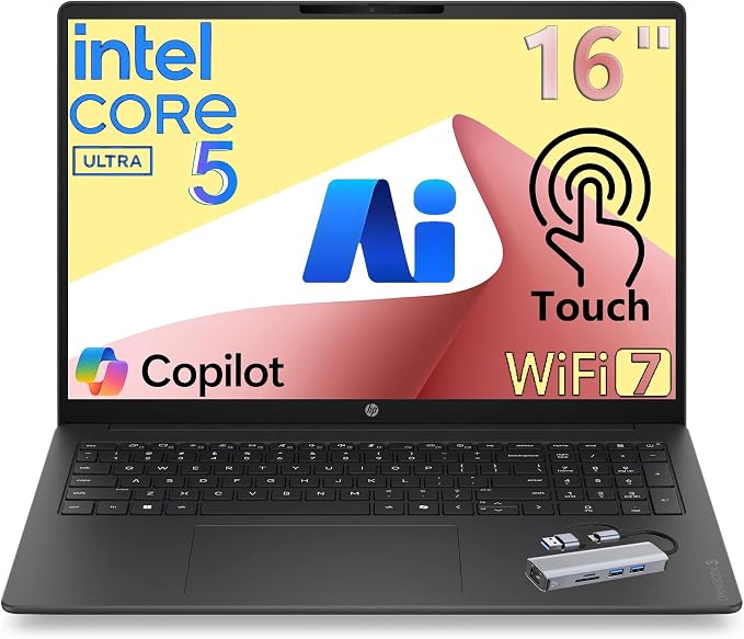 Notebook HP 16-BU0150WM ULTRA5-225U 8G/512G SSD/15.6"FHD/W11/GRAY