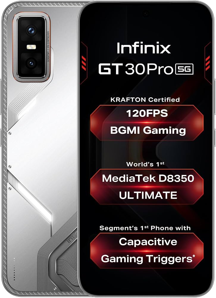 INFINIX GT 30 PRO X6873 5G DS/256GB/12 6.78" BLADE Blanco+ MAG COOL