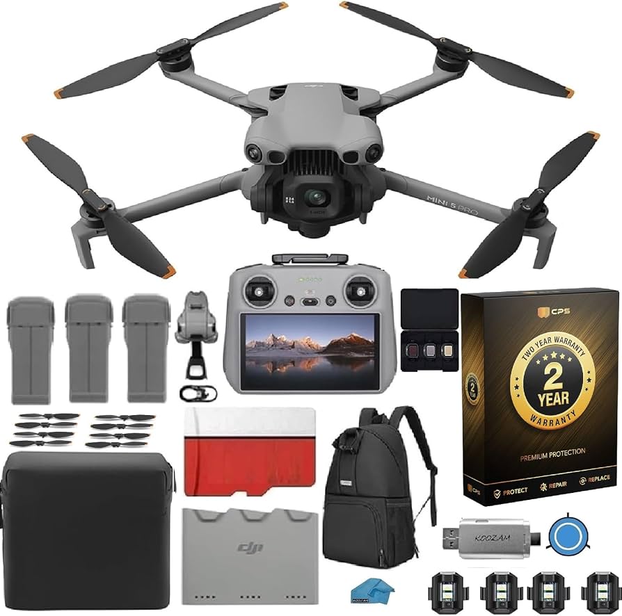 DRON DJI MINI 5 PRO FLY MORE COMBO (RC 2) 3 BAT 36MIN COM PANTALLA