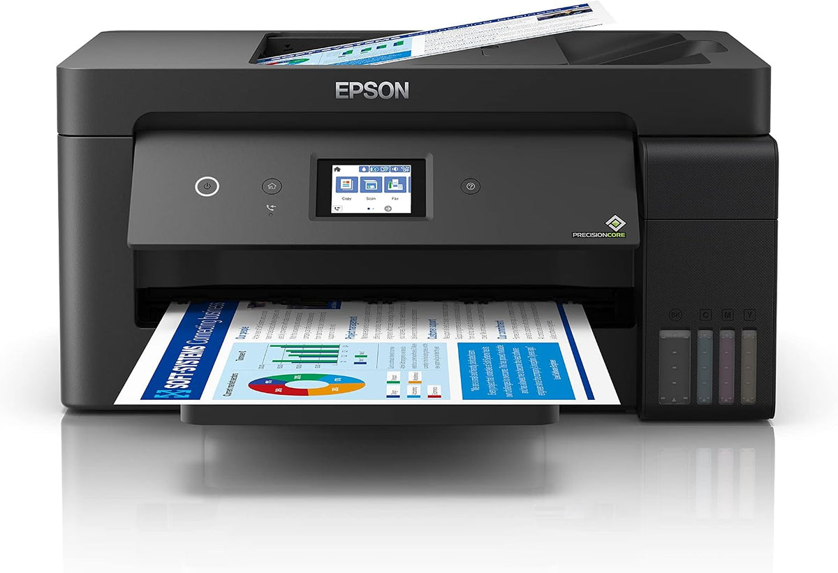 IMPRESORA EPSON L14150 MULTIF ECOTANK WIFI BIVOLT 4IN1 A3+ PRETO (TINTA T504