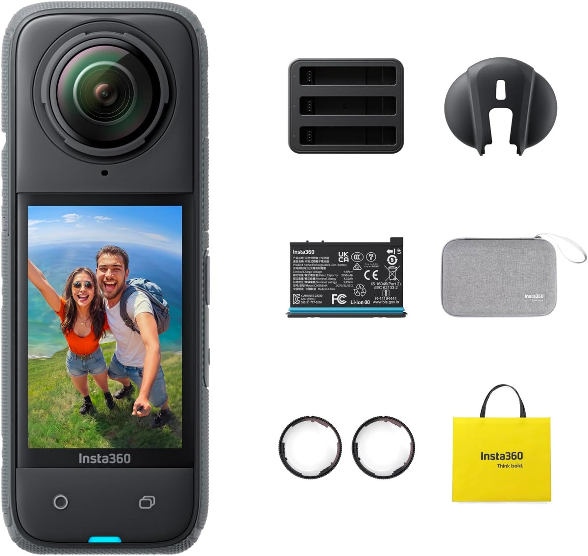 CAMARA INSTA360 X4 ADVENTURE BUNDLE 256GB CINSABMA(X407)