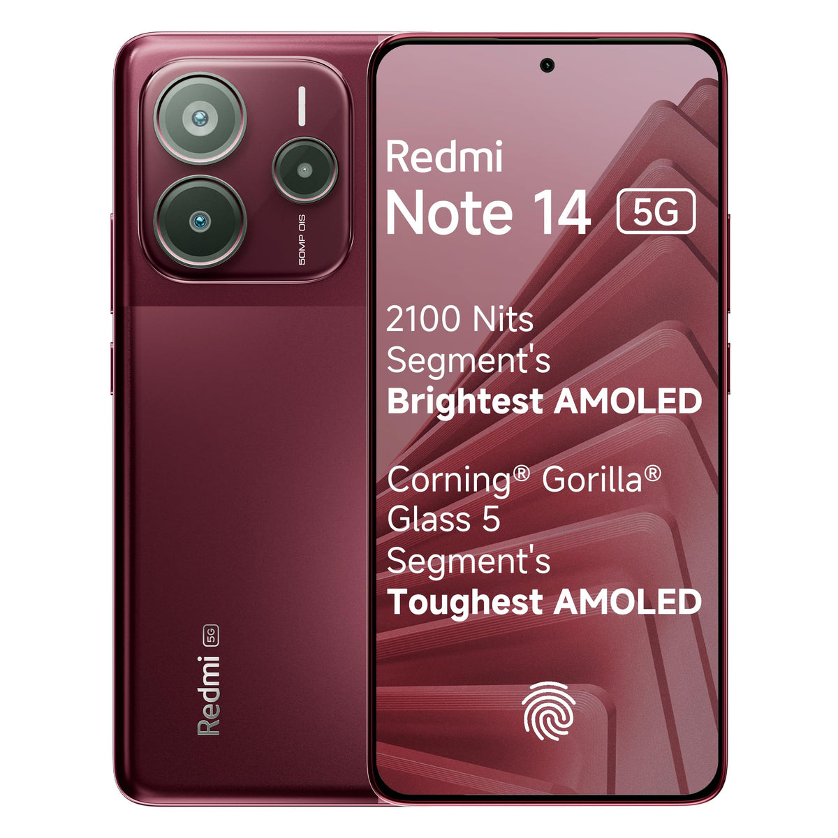 XIAOMI REDMI NOTE 14 5G DS/256GB/8 6.67" CRIMSON ART INDIA