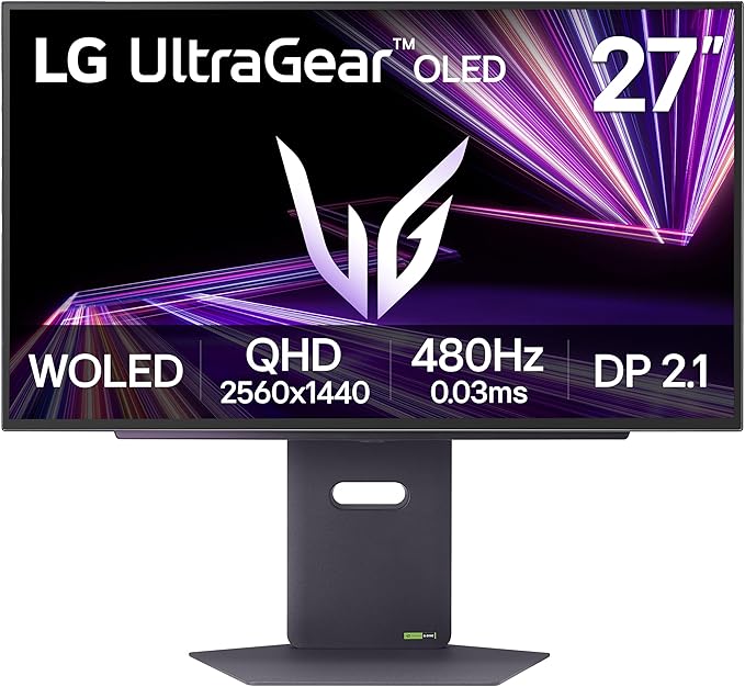 MONITOR 27" LG ULTRAGEAR 27GX790A-B OLED QHD 0.003MS/480HZ Negro