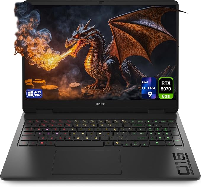 Notebook HP 16-AN0119NR ULTRA9-285H 16G/1T SSD/16"WQXGA/W11/RTX5070 8G