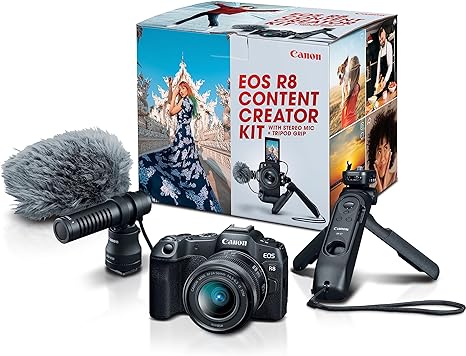 CAMARA CANON EOS R8 CREATOR KIT RF24-50MM MICROFONO + TRIPOD