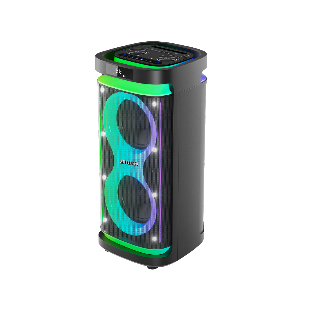 Caja AIWA AW-POH5D 800W USB Bluetooth FM 1 Micrófono - Negro