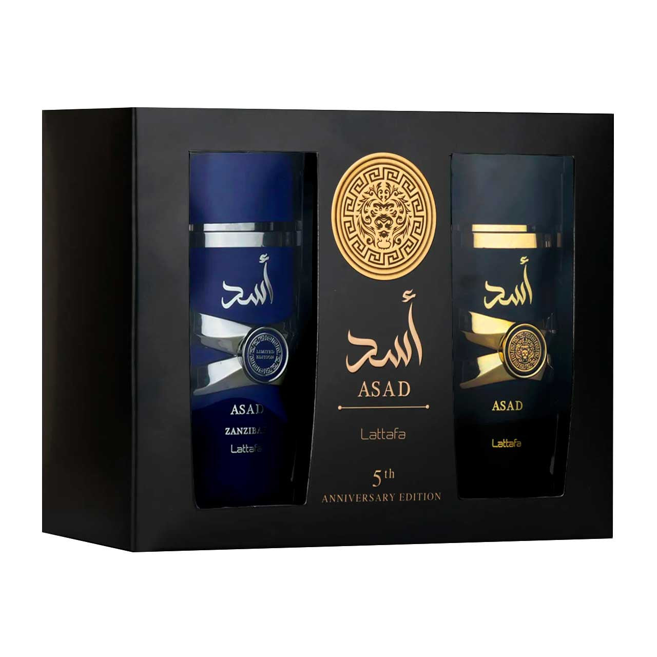 Kit Lattafa Asad 5th Anniversary Edition – 2 en 1 – Eau de Parfum – 100 ml