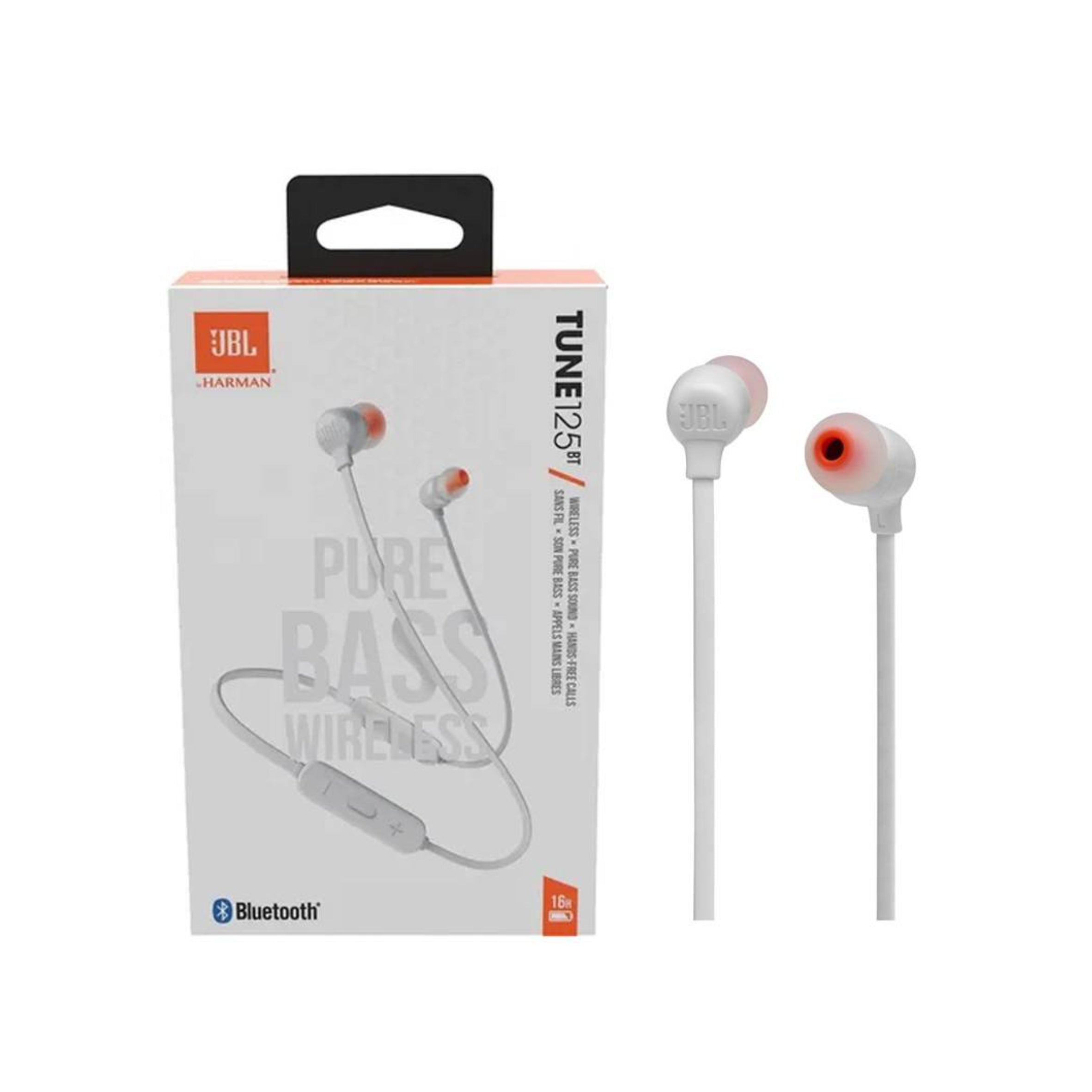 Audífonos JBL Tune 125BT – Bluetooth – Blanco