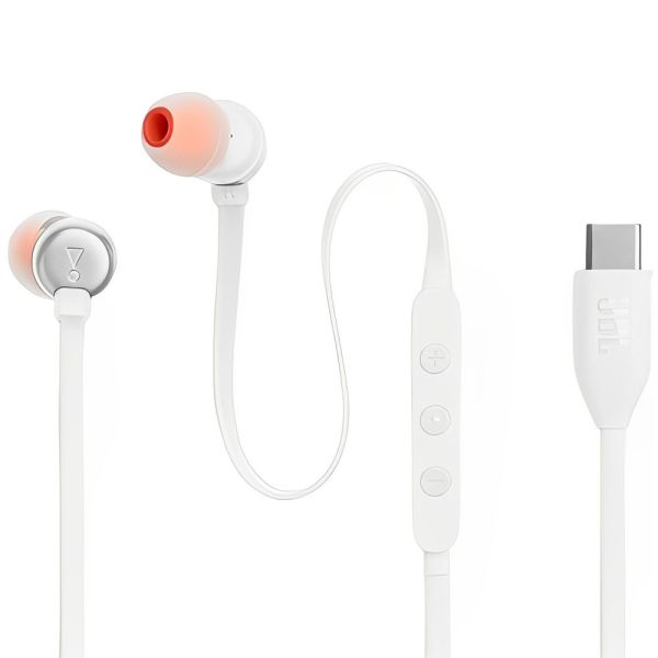 Audífonos JBL Tune 310C – USB-C – Blanco