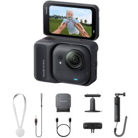 Cámara de Acción Insta360 Go Ultra Creator Bundle CINSABEA - 4K - Resistente al Agua - Negro