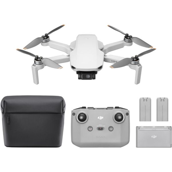 Drone DJI Mini 4K Fly More Combo - 4K - Con Control - GPS - Gris