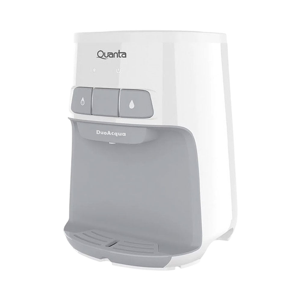 Bebedero Eléctrico Quanta QTBEM65 DuoAcqua - Natural y Frío - Bivolt - Blanco