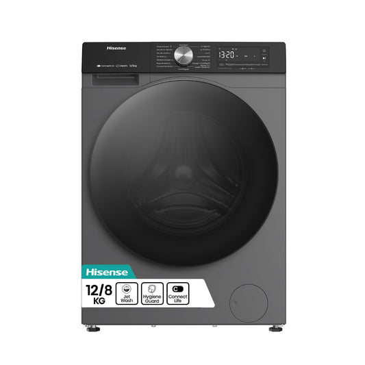 LAVASECARROPAS HISENSE WD3Q1242BT CARGA FRONTAL/12KG/GRIS 220V/50HZ