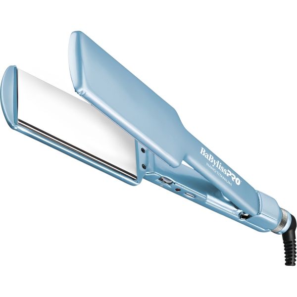 Plancha para Cabello Babyliss Pro Nano Titanium BNT4074TUX - 230°C - Bivolt - Azul
