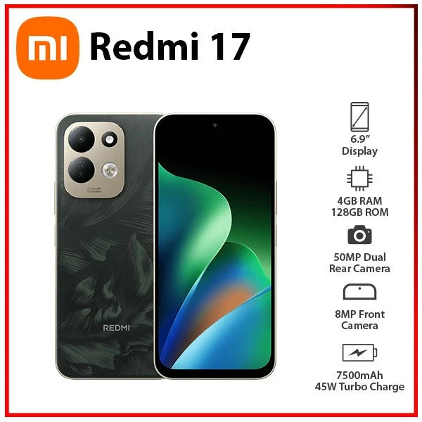 CEL XIAOMI REDMI NOTE 17 4G 4GB/128GB