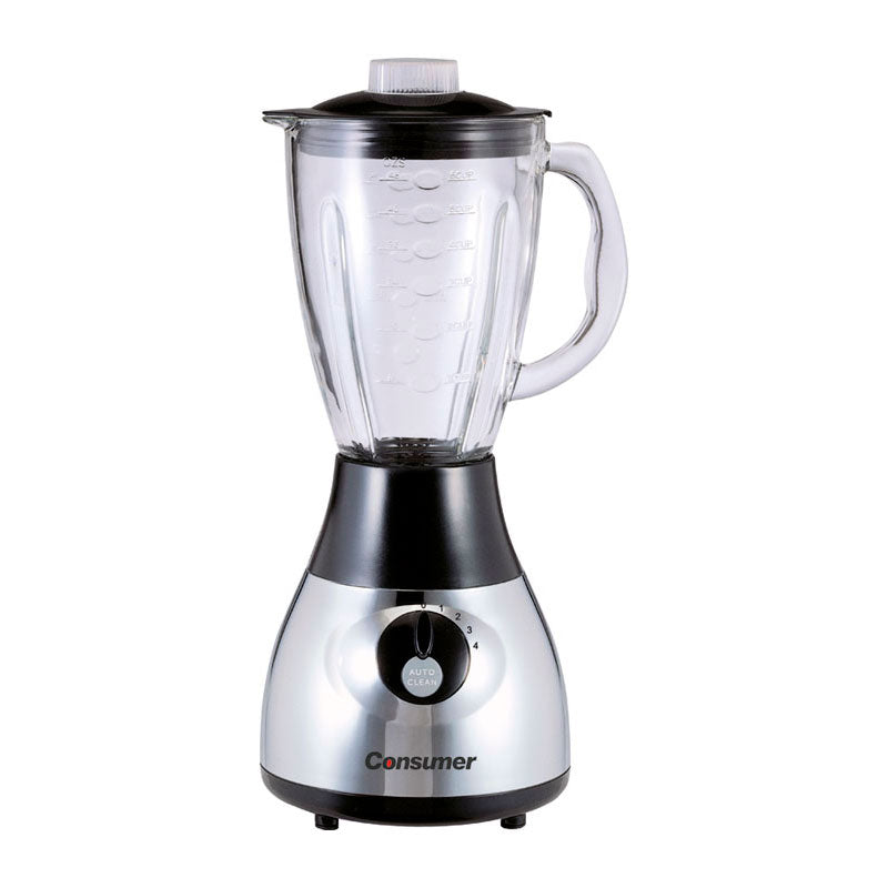 LICUADORA 4 VELOCIDADES INOX CONSUMER