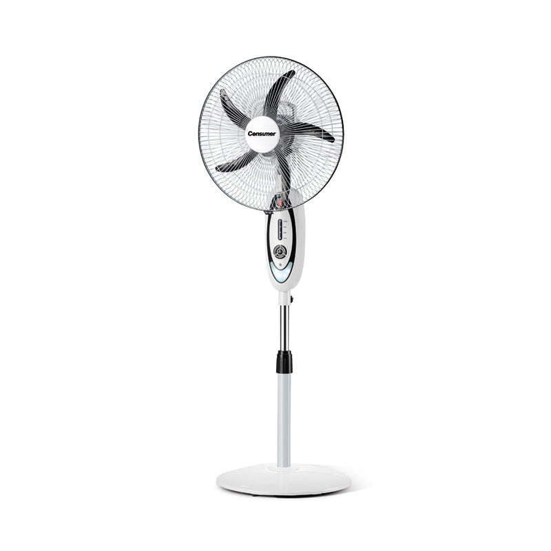VENTILADOR DE PIE DE 16" RECARGABLE CONSUMER